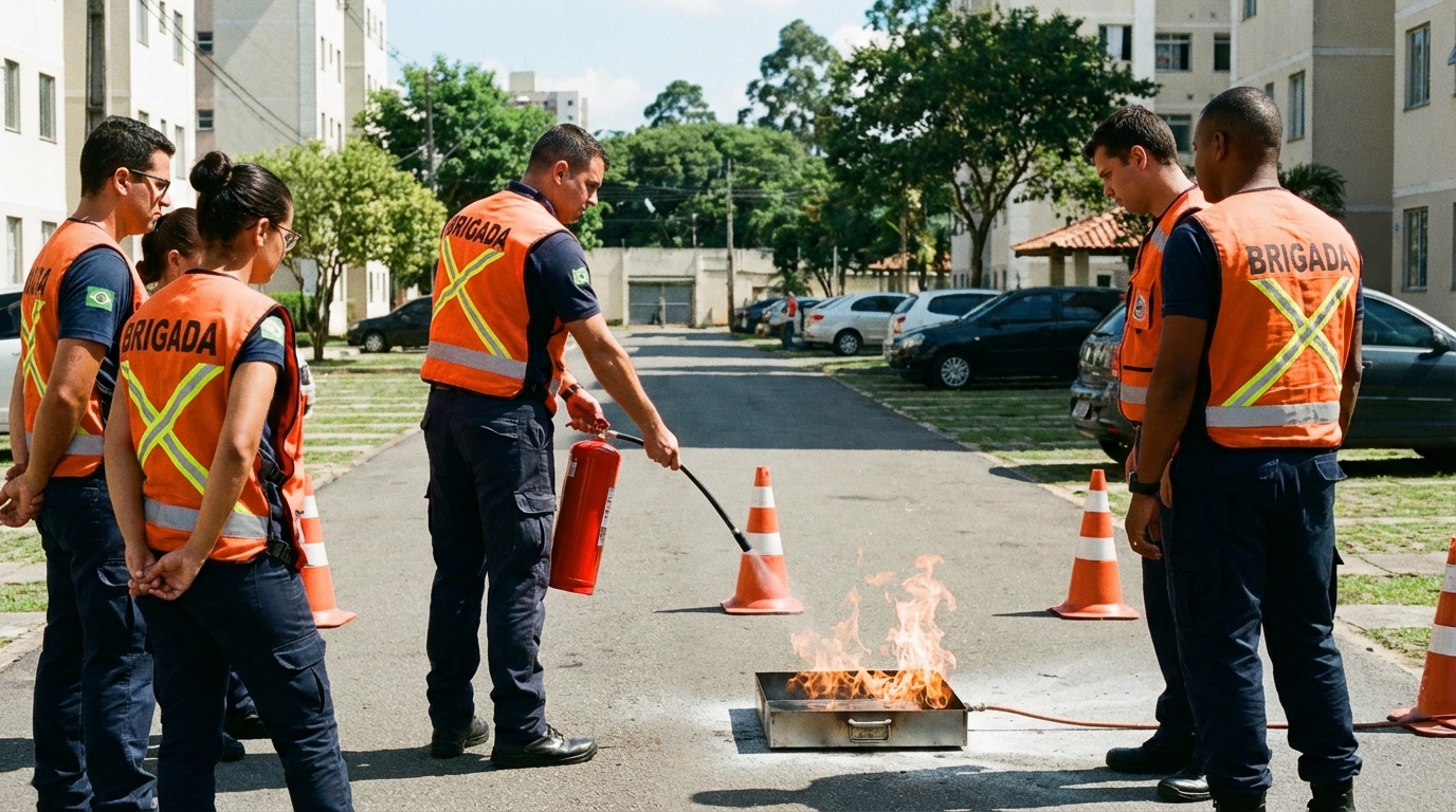 Brigada de Incêndio em Condomínios: Quando é Obrigatória e Como Formar Sua Equipe