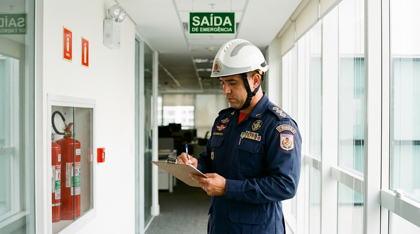 Vistoria do Corpo de Bombeiros: Checklist Completo Para Não Ser Reprovado em 2026